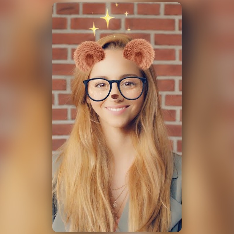 Teddy With Stars Lens By Snapchat - Snapchat Lenses And Filters