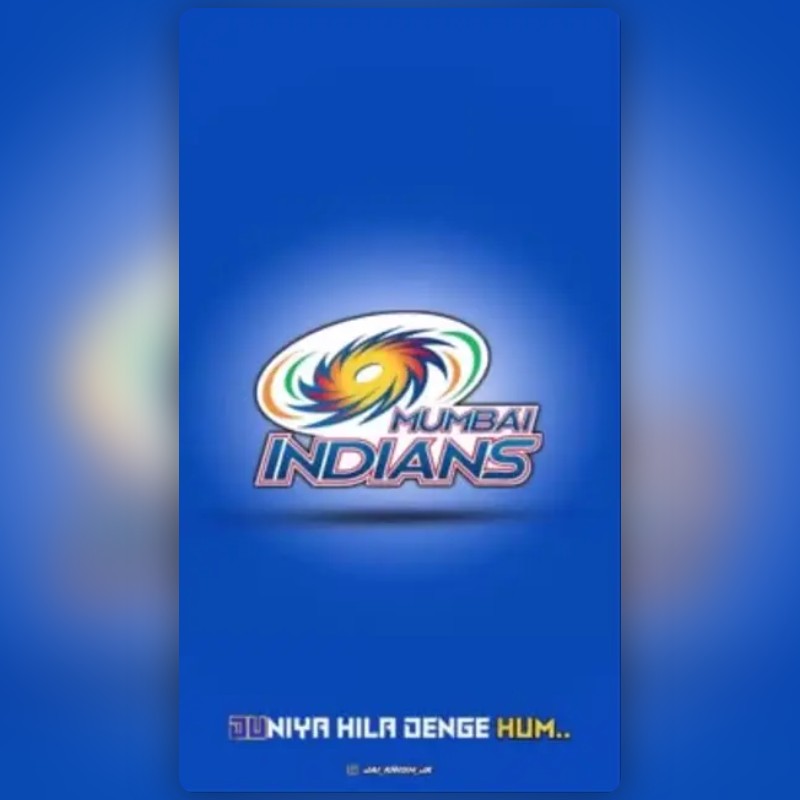 Mumbai Indians IPL Lens by U25 Vrinda Snapchat Lenses and Filters