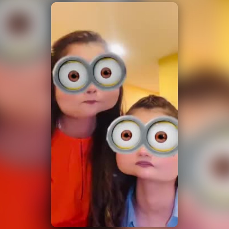 Lente minion de ابراهيم اليامي: Lentes y filtros de Snapchat