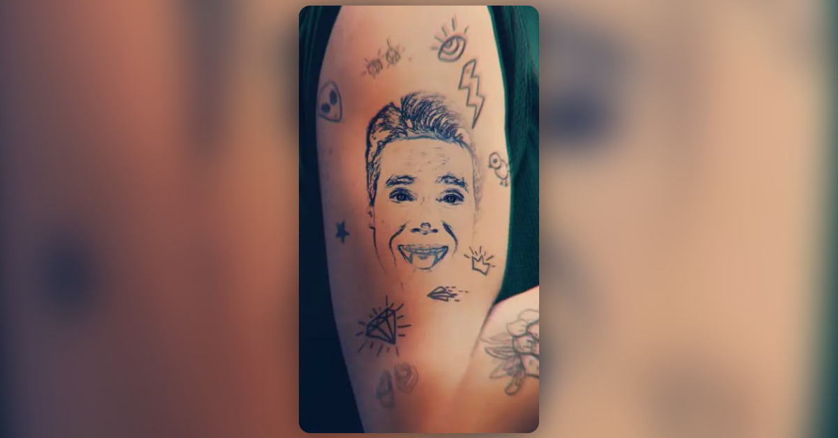 Face Tattoo By Snapchat Face Tattoo By Snapchat