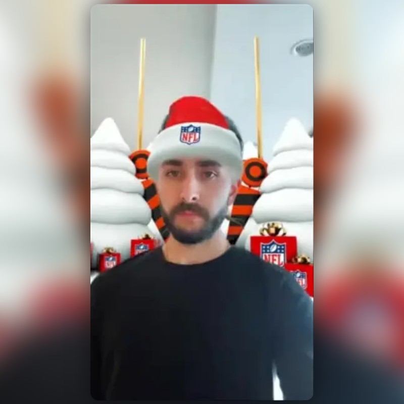 NFL Holiday Lens by NFL Snapchat Lenses and Filters