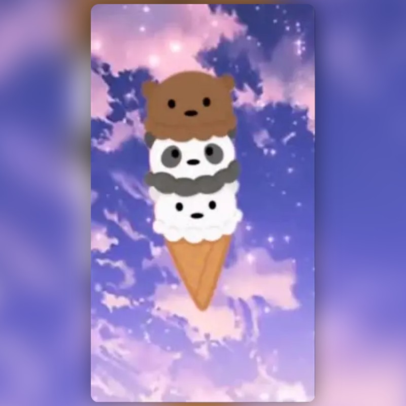 i scream bear Lens by bernadette☁️ Snapchat Lenses and Filters