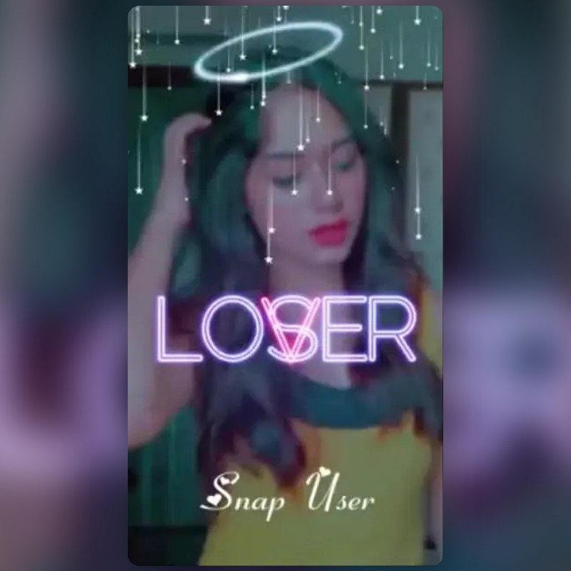 Lost Love Neon Lens by Sunny Bahadurpuria🎥 Snapchat Lenses and Filters