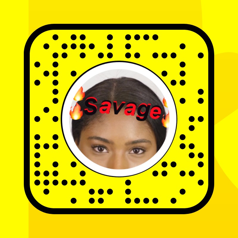 SAVAGE Lens by Nini💕 Snapchat Lenses and Filters
