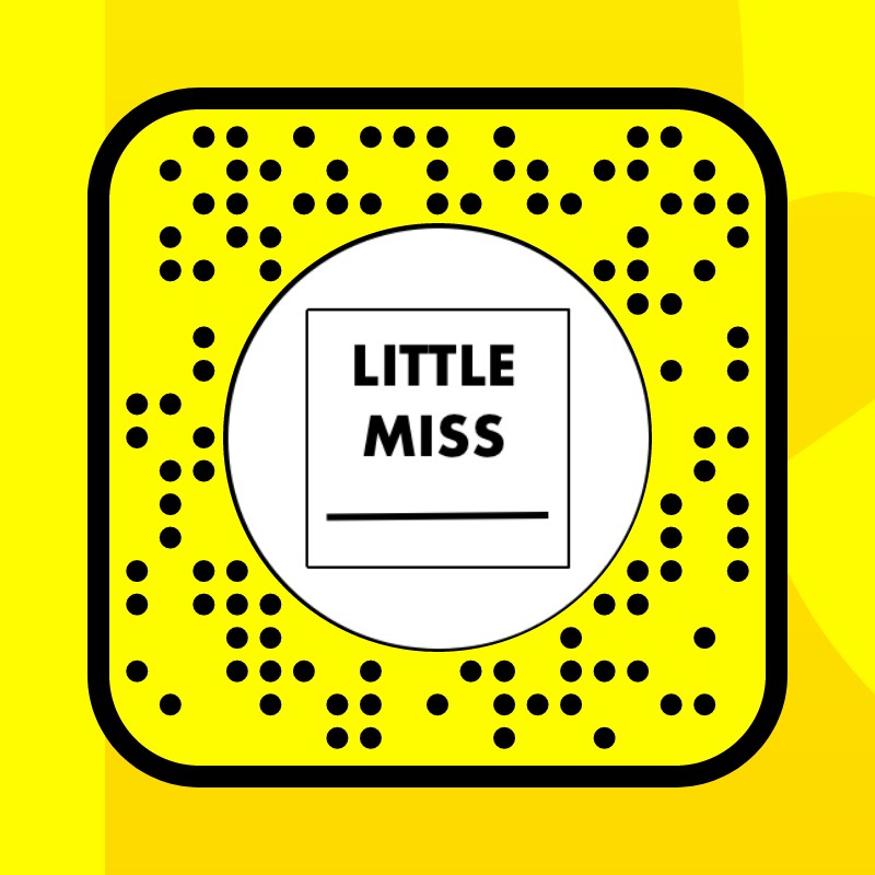 LITTLE MISS Lens by Slide Up App😂💕 Snapchat Lenses and Filters