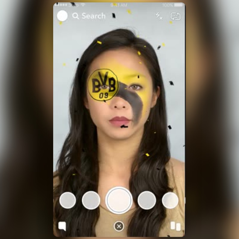 Borussia Dortmund Lens By Haya - Snapchat Lenses And Filters