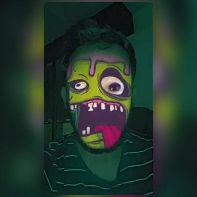 Scary Face Lens by أيفون بــس في بنغازي 🇱🇾 Snapchat Lenses and Filters