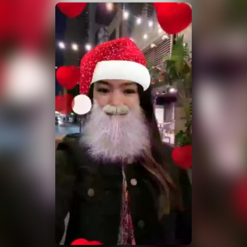 Snapchatが作成したsanta clausフィルター | Snapchatレンズ