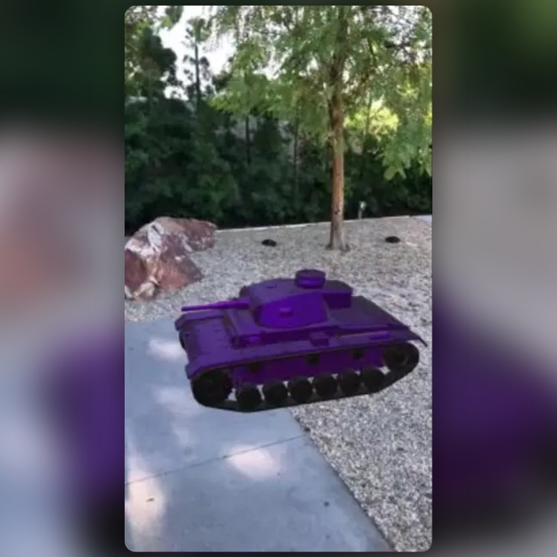 TANK 3D 7 Lens by Shahid Reality 🇮🇳 Snapchat Lenses and Filters