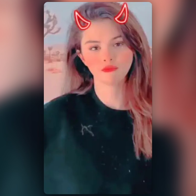 Devil horns Lens by Mohammad Babar Snapchat Lenses and Filters