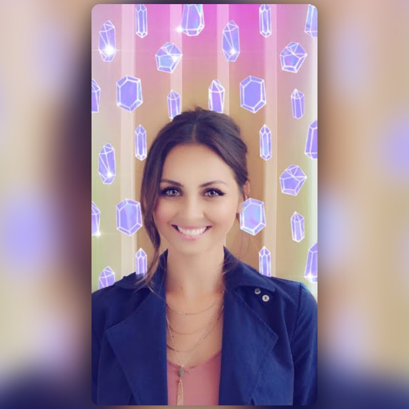 Crystal Background Lens by Snapchat - Snapchat Lenses and Filters