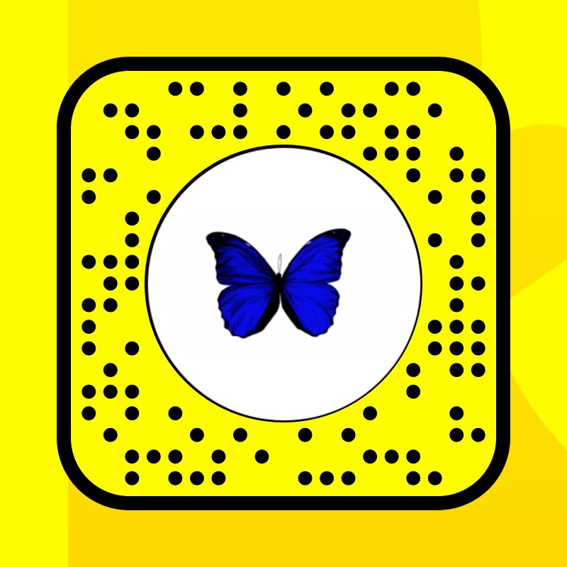 Blue Butterfly Lens by s Snapchat Lenses and Filters