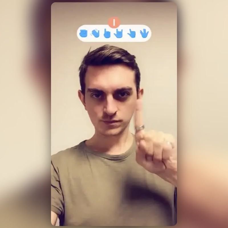 由 Snapchat 創作的 Finger Position 濾鏡 | Snapchat 特效鏡頭