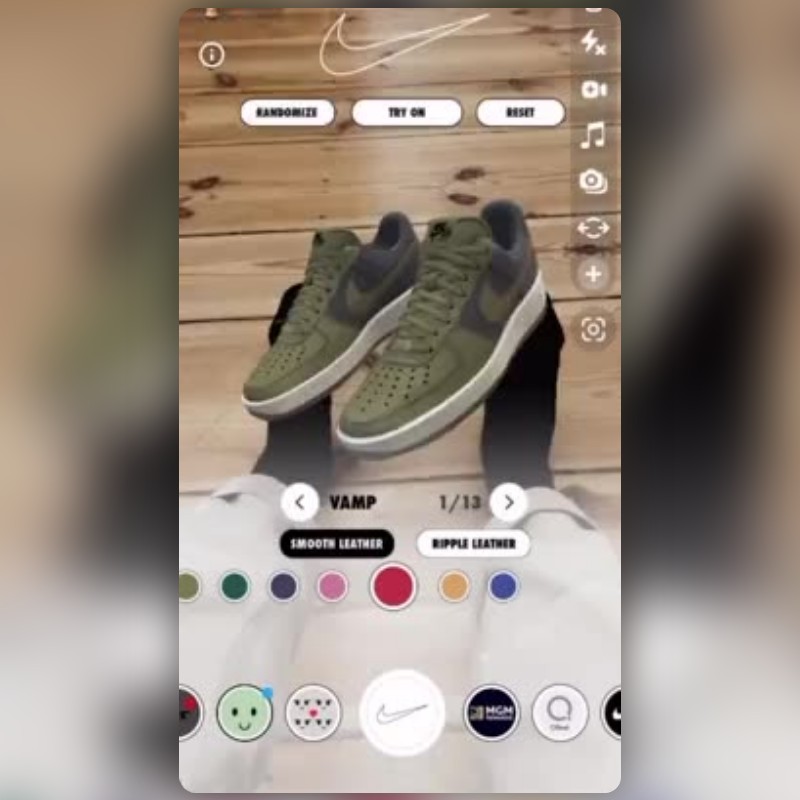 Nike By You Lens by Nike - Snapchat Lenses and Filters