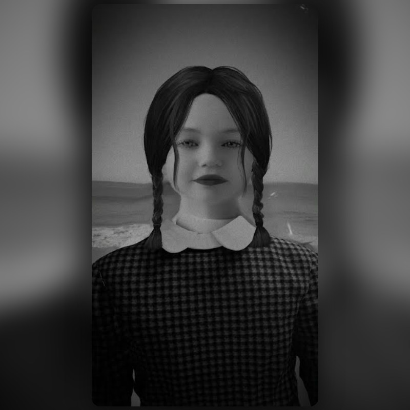 Фильтр Gothic Girl от Snapchat | Линзы Snapchat