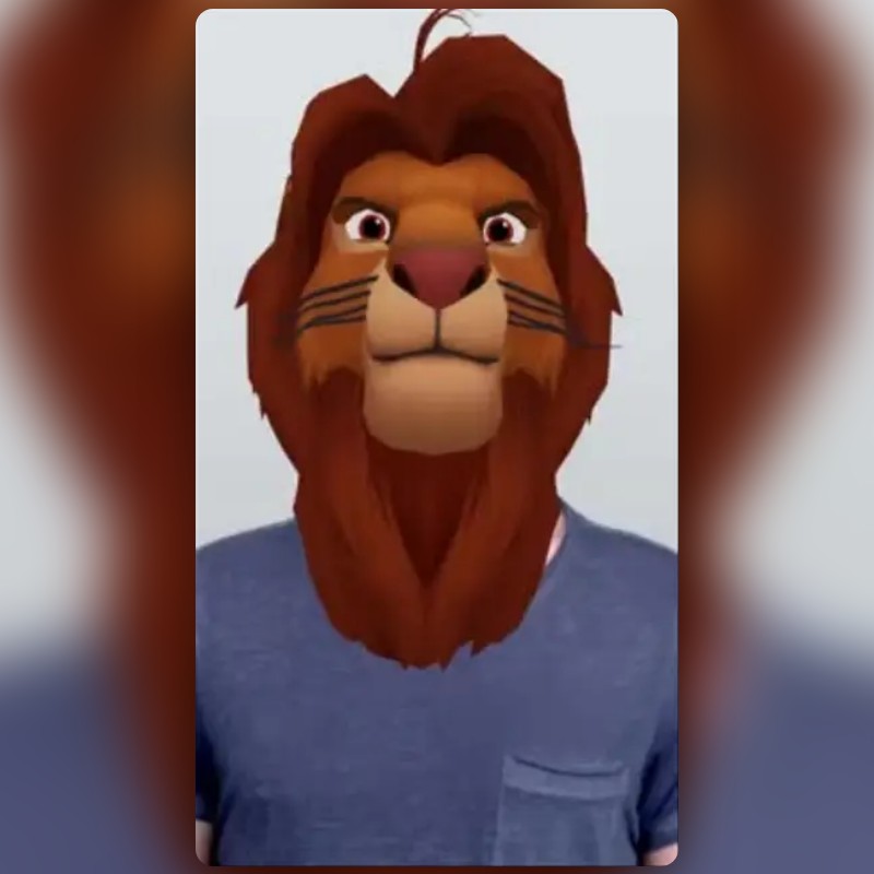 Simba a Lion Lens by Aleksandr Fil - Snapchat Lenses and Filters