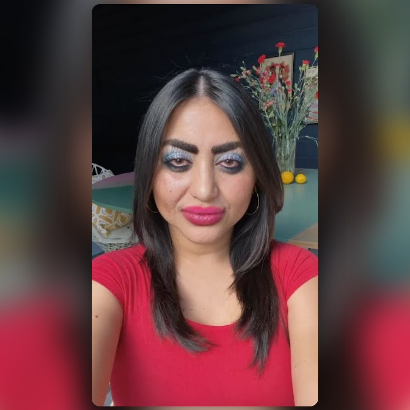 Messy Makeup Lens by Snapchat - Snapchat Lenses and Filters