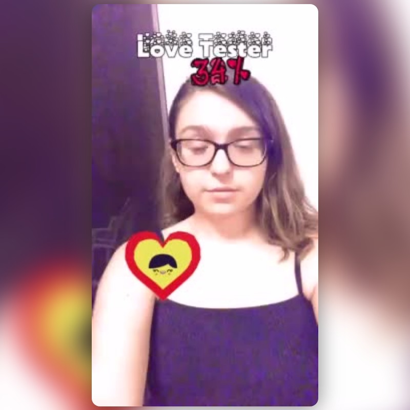 Love Tester Lens by monique ✨ - Snapchat Lenses and Filters