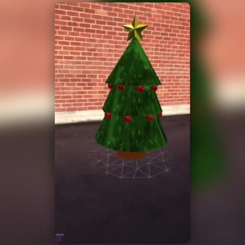 Christmas Tree Lens by Carlos BQ Snapchat Lenses and Filters