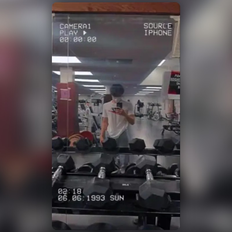 VHS Dark EN Lens by Phoebe Layton Snapchat Lenses and Filters