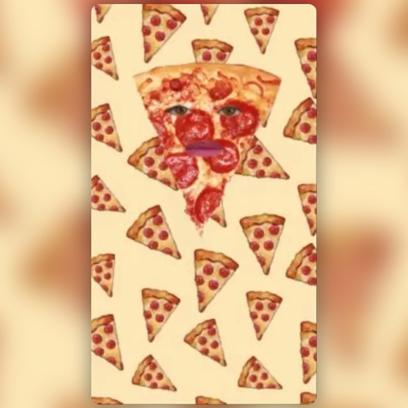 I Love Pizza Lens by Sahda Ardelia Snapchat Lenses and Filters