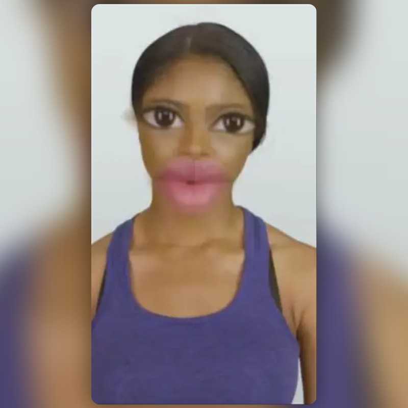 big eyes and mouth Lens by aya Snapchat Lenses and Filters