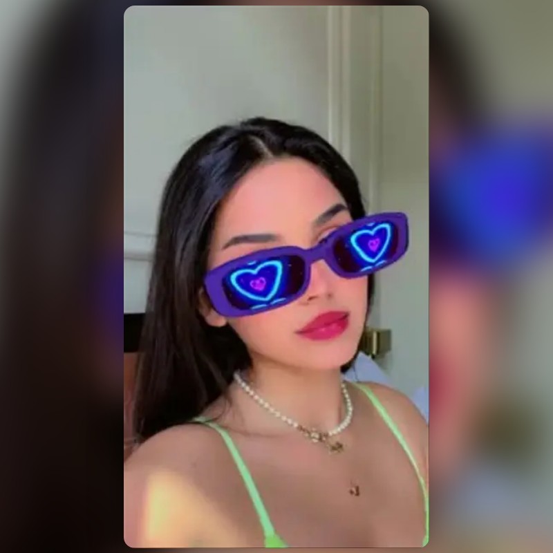 Love Glasses Lens by Snapchat Lenses and Filters