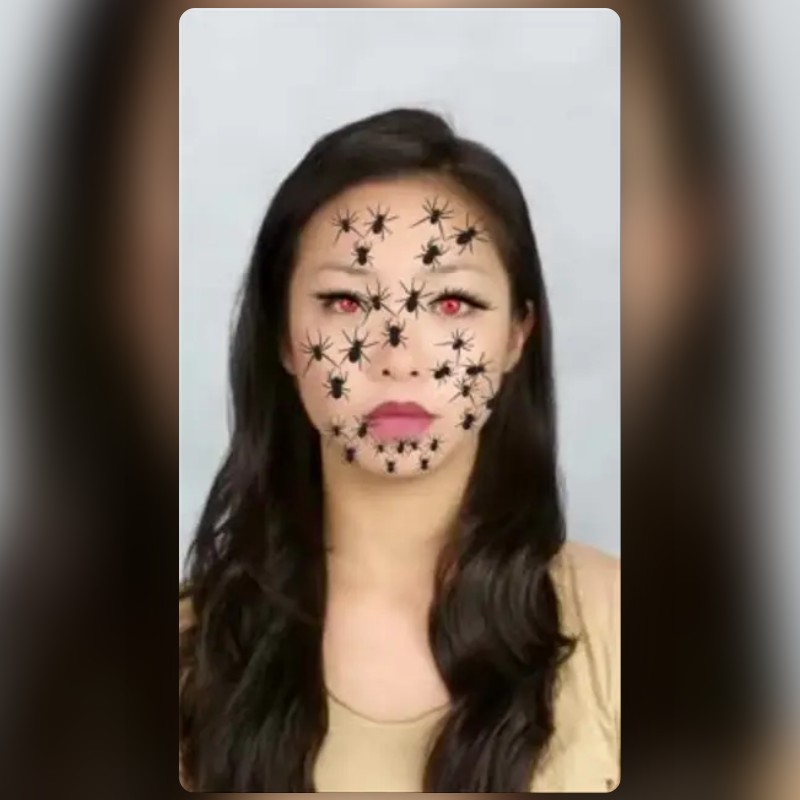 spider face Lens by emilija Snapchat Lenses and Filters