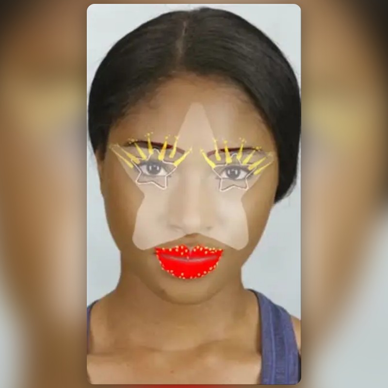 StarFaceGlamour Lens by Scott Kelty Snapchat Lenses and Filters