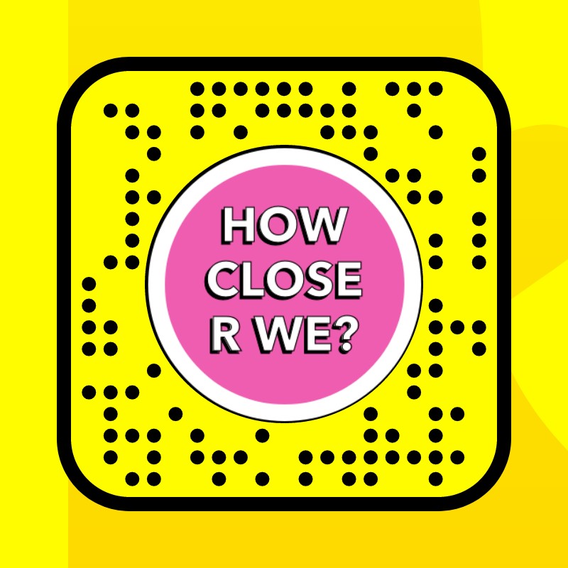 เลนส์ HOW CLOSE ARE WE สร้างโดย Slide Up App😂💕 เลนส์และฟิลเตอร์ Snapchat