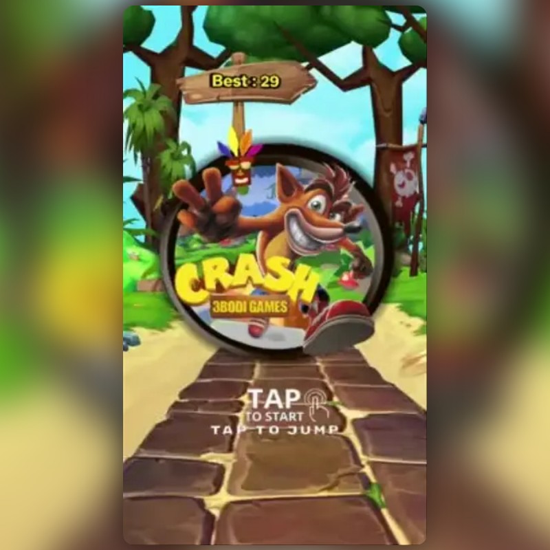 CRASH Lens by ‏﮼عبودي iox🥇. Snapchat Lenses and Filters