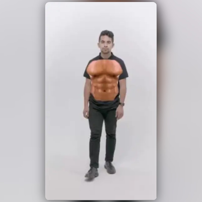 Snapchat Abs Ripped Abs Lens by Phil Walton - Snapchat Lenses and Filters