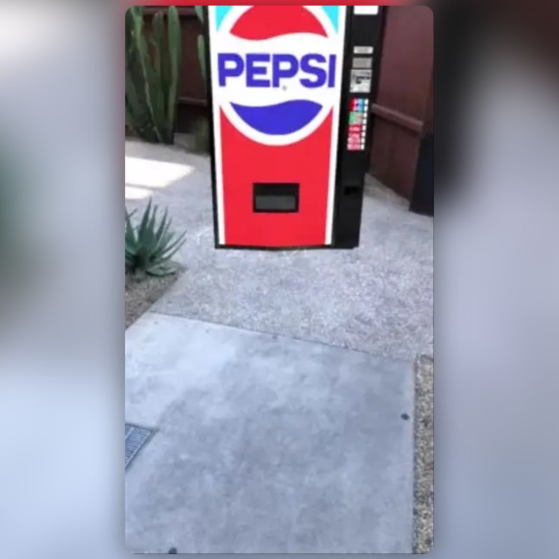 Pepsi Machine Lens by Gina Saluccio - Snapchat Lenses and Filters