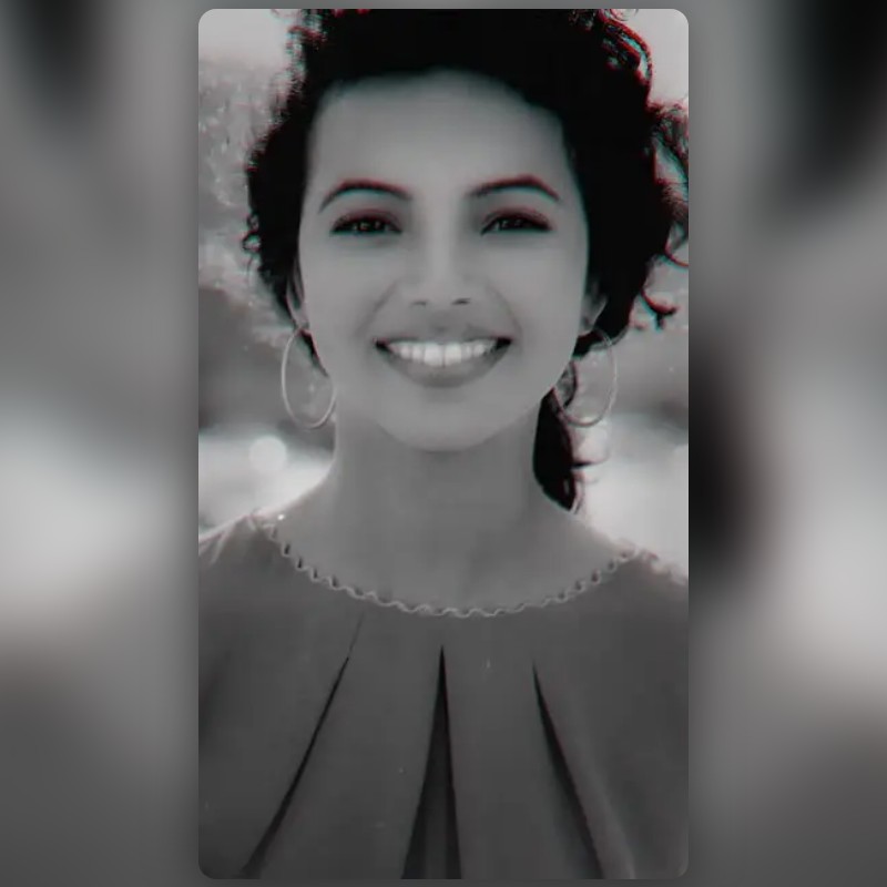 Black & White Filter Lens by Snapchat Snapchat Lenses and Filters