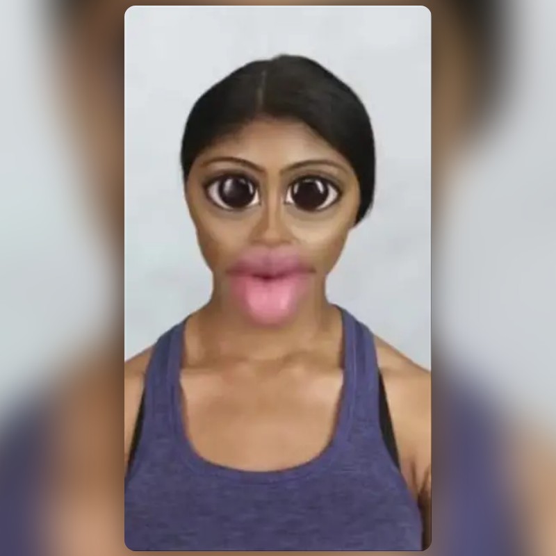Big Eyes and Mouth Lens by Dion Snapchat Lenses and Filters