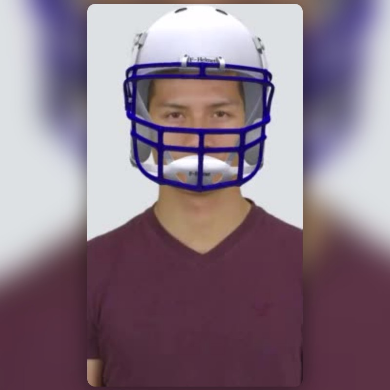 Falcons Red Helmet Lens by Jake - Snapchat Lenses and Filters