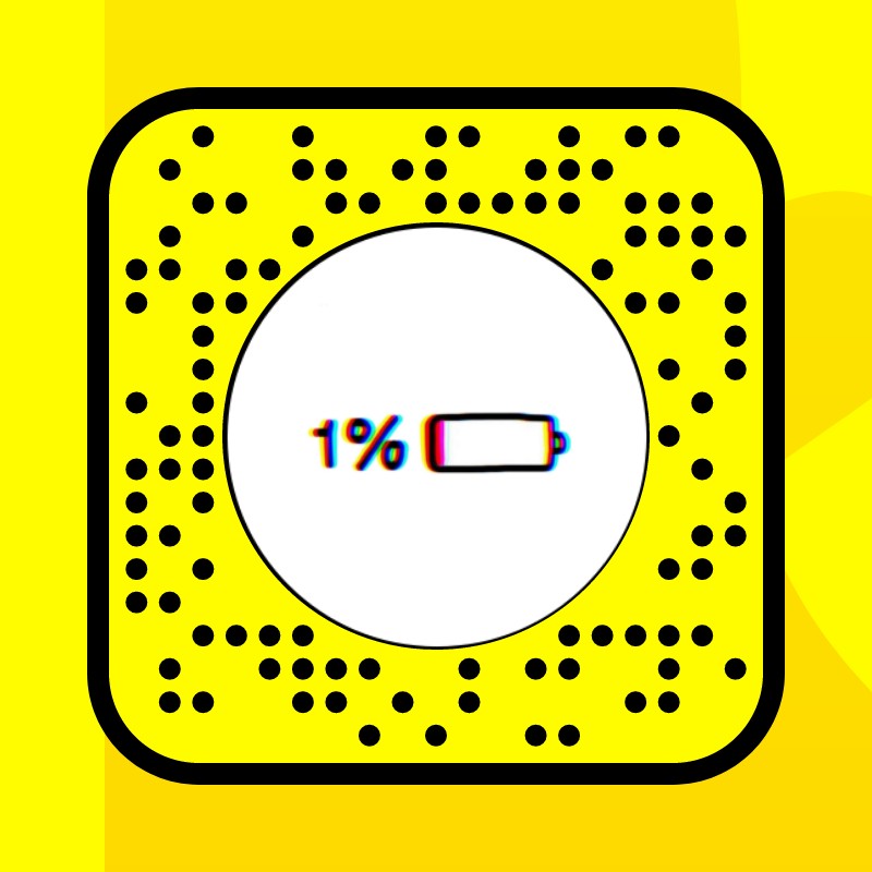 battery percentage Lens by rania 🍵 Snapchat Lenses and Filters
