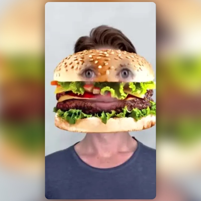 Burger Lens by Ali Majeed | علي مجيد - Snapchat Lenses and Filters