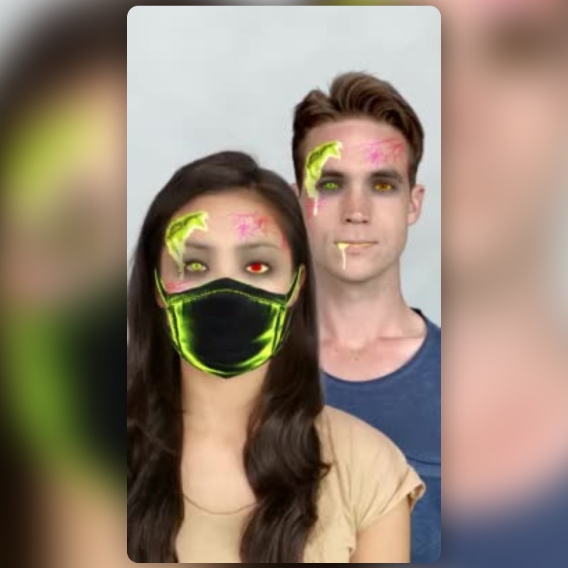 Rave Zombie Lens by Jericho Oneill - Snapchat Lenses and Filters