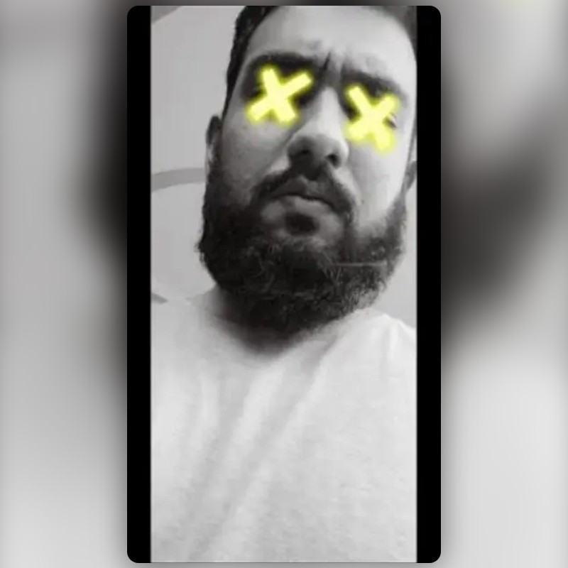 Neon Cross eyes Lens by Osama Yousaf Snapchat Lenses and Filters