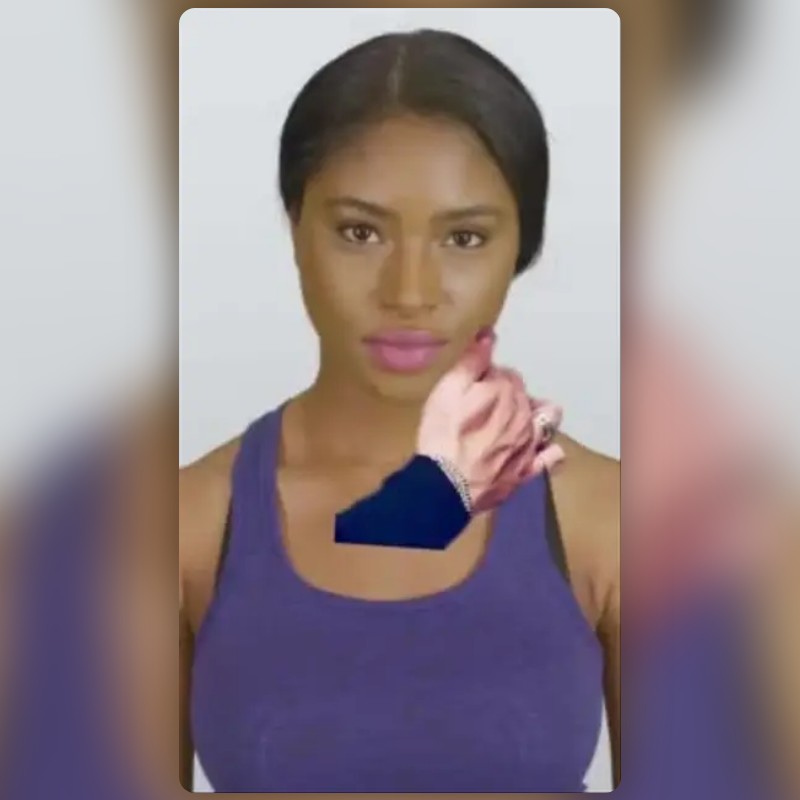 veiny hand on neck Lens by Conor Snapchat Lenses and Filters