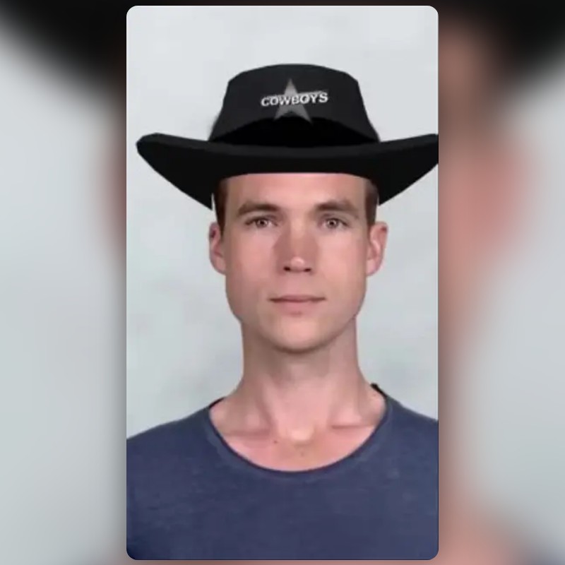 Cowboy Hat Lens by Jerrick 🤠 Snapchat Lenses and Filters