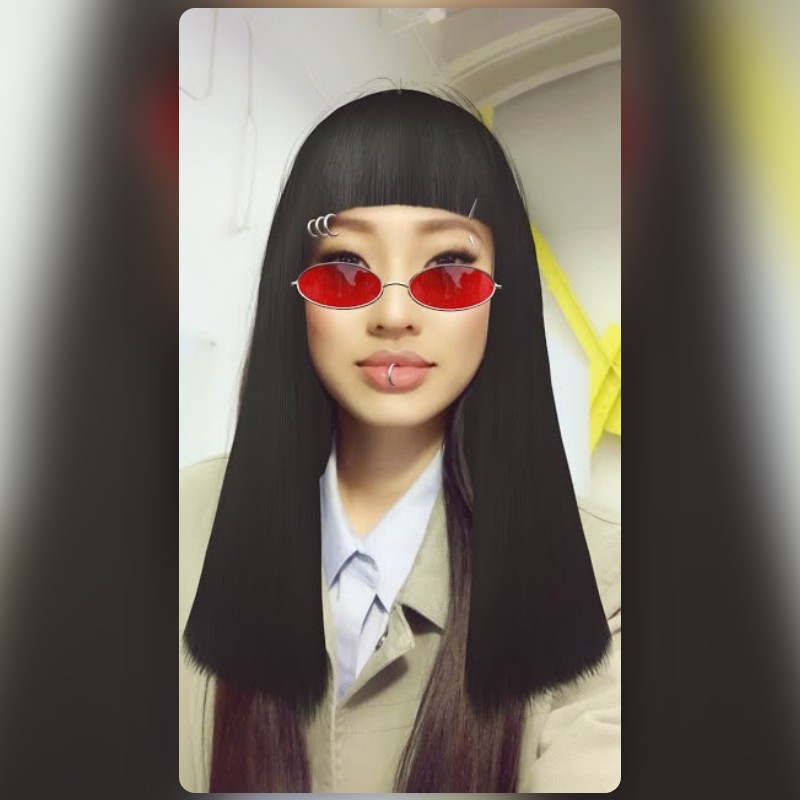 Trendy Hairstyle Lens By Snapchat - Snapchat Lenses And Filters