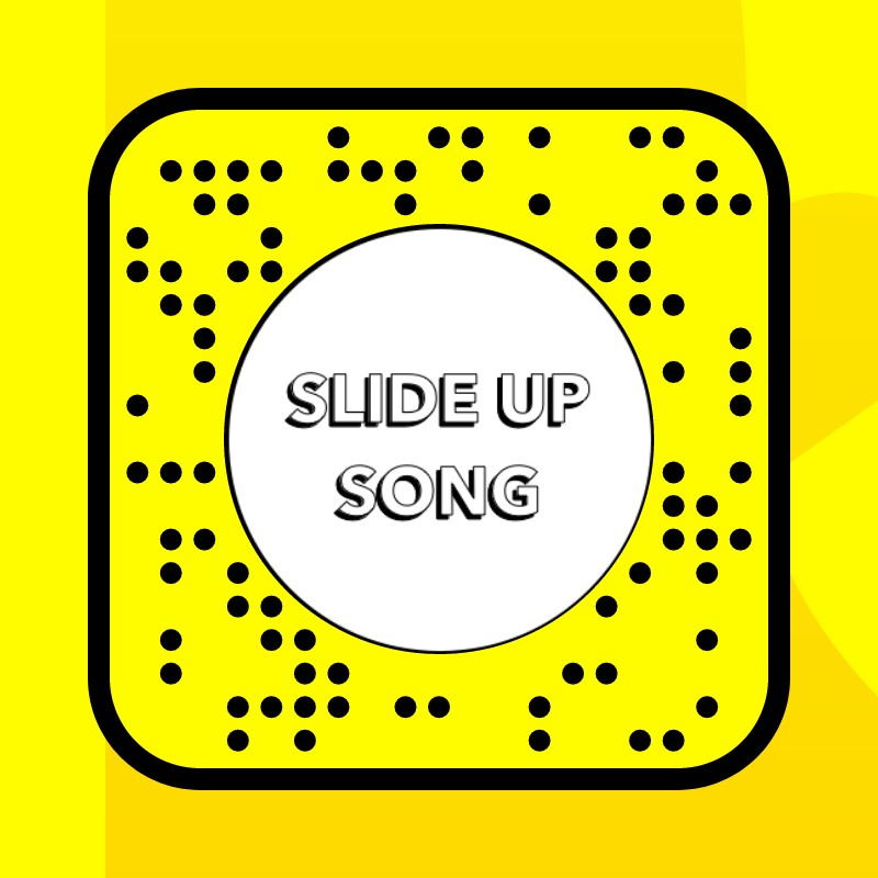 SLIDE UP SONG Lens by Slide Up App😂💕 Snapchat Lenses and Filters