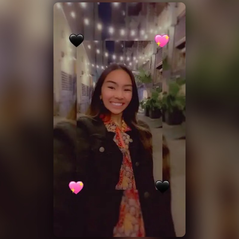Hearts Collage Lens by Snapchat Snapchat Lenses and Filters