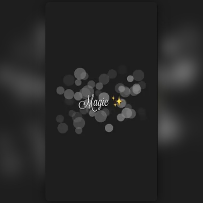Magic Lens by 𝘿𝘼𝙉𝘼𝙃 Snapchat Lenses and Filters
