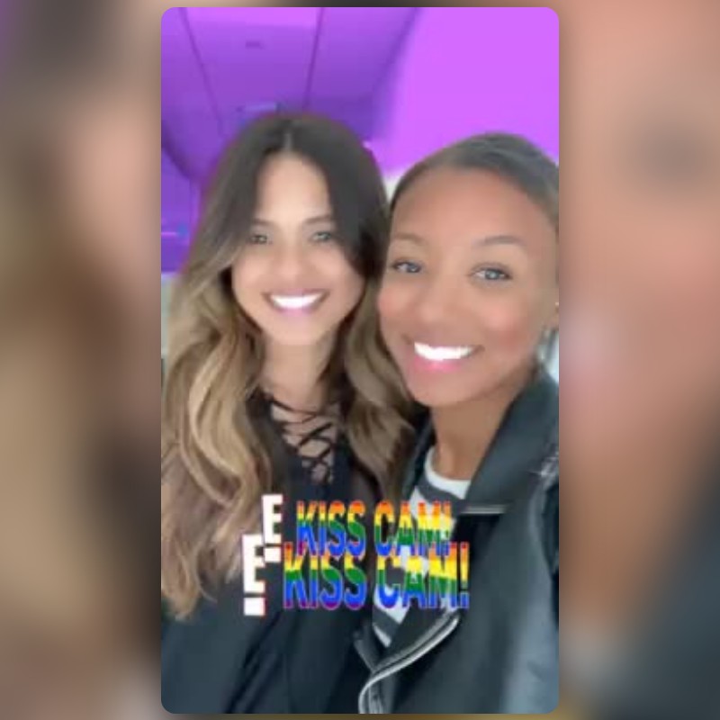 Pride Kiss Cam Lens by eonline - Snapchat Lenses and Filters