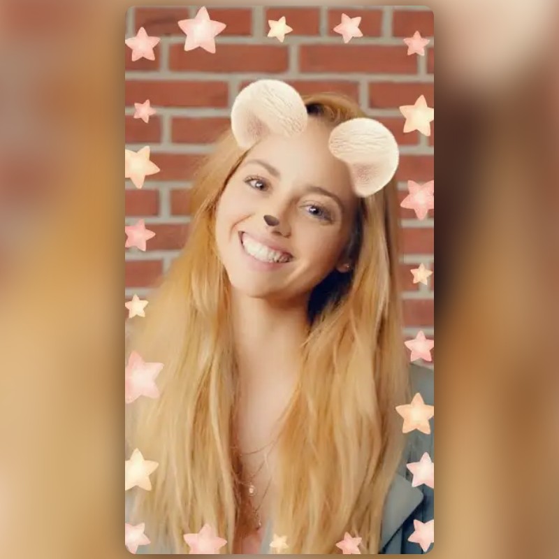 Bear in Star Frame Lens by Snapchat - Snapchat Lenses and Filters