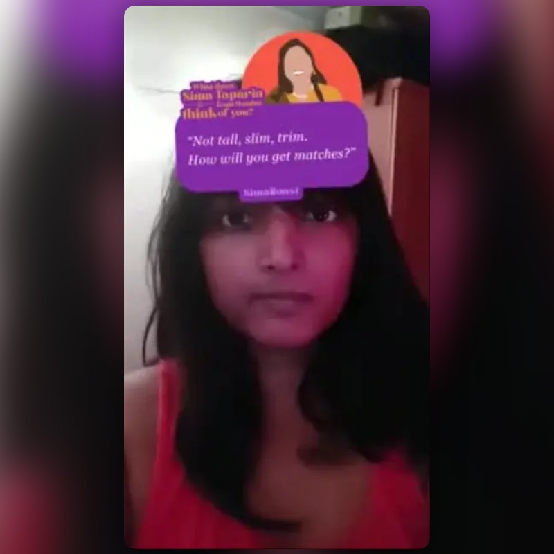 Sima Roast Lens by Becca Snapchat Lenses and Filters Sima Roast Lens by Becca Snapchat Lenses and Filters