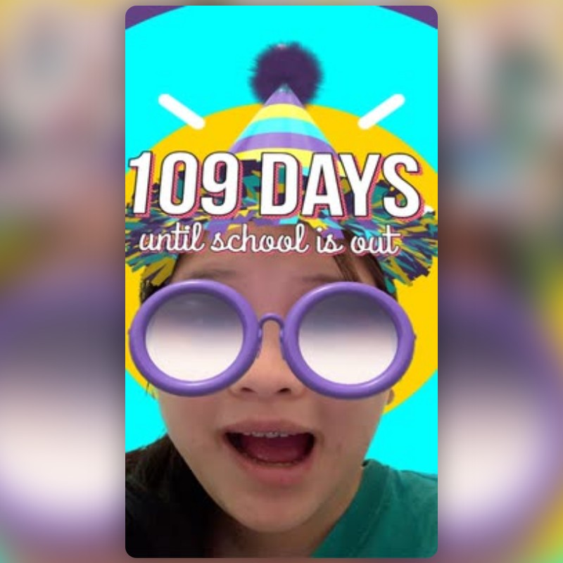 เลนส์ School Done Count สร้างโดย Maddy เลนส์และฟิลเตอร์ Snapchat